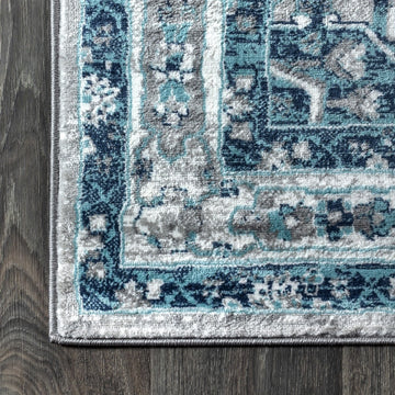 Jerica modern Persian Vintage Medallion Area Rug